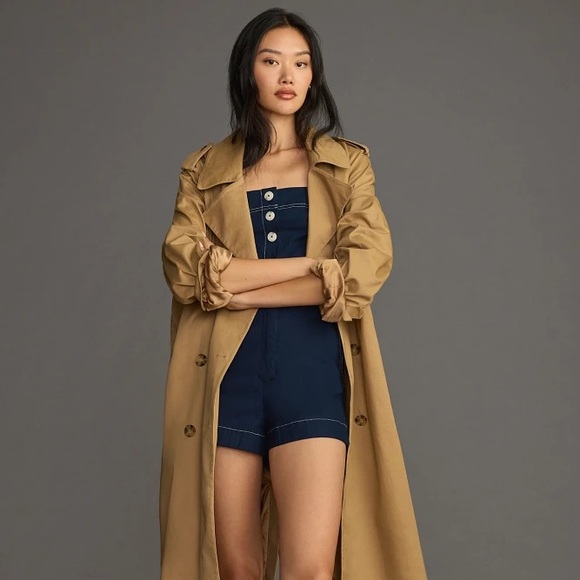 Anthropologie Portside Button-Front Romper - Picture 7 of 11